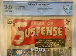 Tales of Suspense 39 1st Iron Man CBCS Graded Not Cgc Key Book