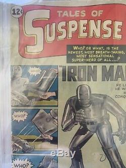 Tales of Suspense 39 1st Iron Man CBCS Graded Not Cgc Key Book