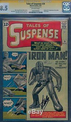 Tales of Suspense 39 CGC 8.5 1st IRON MAN SS Stan Lee 1963 Jack Kirby 1003705003