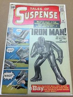 Tales of Suspense #39 VG/VG+ (1st Iron Man App)