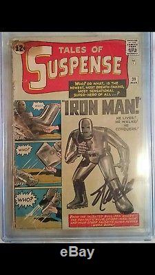 Tales of Suspense #39 cgc stan lee signed iron man avengers civil war infinity