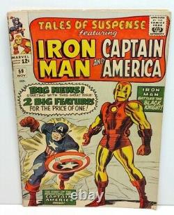 Tales of Suspense #59 1st app. Jarvis Silver Age Marvel Comics 1964 VG- to VG
