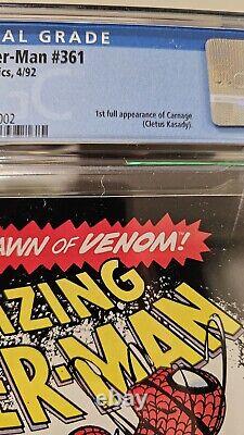 The AMAZING SPIDER-MAN #361 CGC 9.4 KEY? 1ST FULL APPEARANCE OF CARNAGE