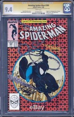 The Amazing Spider-Man 300 SS X2 STAN LEE TODD MCFARLANE CGC 9.4 NM MARVEL VENOM