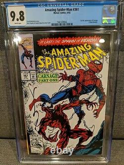 The Amazing Spider-Man #361 CGC 9.8 WP Clean Book