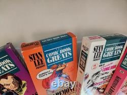 The Comic Book Greats Stan Lee Fifteen VHS Video Tape Collection Two New-Sealed The Comic Book Greats Stan Lee Fifteen VHS Video Tape Collection Two New-Sealed