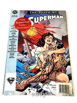 The Death of Superman Rare Sealed DC Comic Book MINT CONDITION