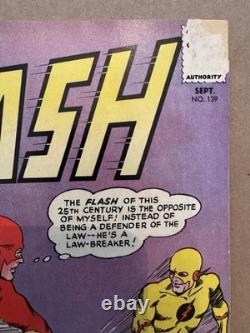 The Flash #139 First Reverse Flash VF (DC Comics September 1963) Nice condition