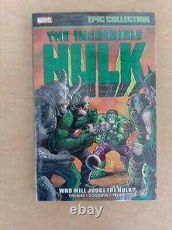 The INCREDIBLE HULK Marvel EPIC COLLECTION Volume 5 WHO WILL JUDGE the HULK