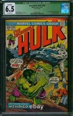 The Incredible Hulk #180? CGC 6.5 Qualified? 1st Wolverine Cameo Marvel 1974
