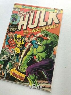 The Incredible Hulk #181 1st App of Wolverine X-men Marvel 1974 MVS intact