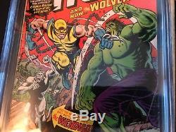 The Incredible Hulk #181 CGC 3.5 OFF WHITE TO WHITE PAGES! FIRST WOLVERINE