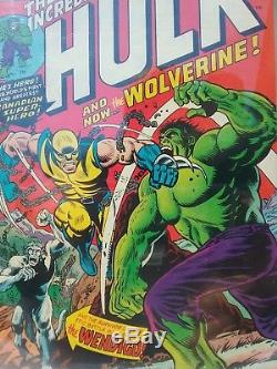 The Incredible Hulk #181 CGC 8.0 White Pages, 1st Apprence Of Wolverine