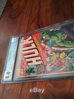 The Incredible Hulk #181 (Nov 1974, Marvel) 1st Wolverine CGC 8.0 Universal