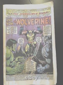 The Incredible Hulk #181 (Nov 1974, Marvel) First Wolverine Issue! Key Issue