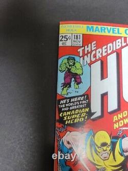 The Incredible Hulk #181 (Nov 1974, Marvel) original comic book OG