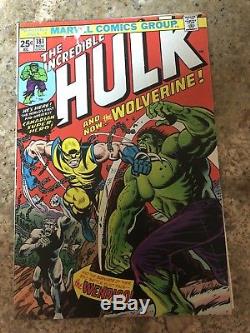 The Incredible Hulk #181 (Nov 1974, Marvel) stamp intact first wolverine