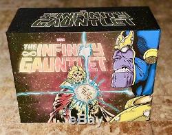 The Infinity Gauntlet Box Set Slipcase Hardcover Marvel Comics Collectible, Rare