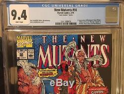 The New Mutants 98 CGC 9.4 Holy Grail Mark Jewelers insert Insanely Rare L@@K