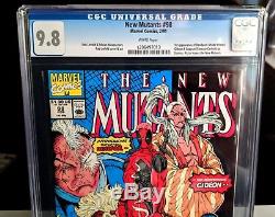 The New Mutants #98 CGC 9.8 1st appearance Deadpool Rare Hot Book