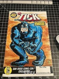 The Tick 2016 SDCC Sketch Variant Limited to 260 copies no number! Rare