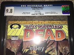 The Walking Dead #1 CGC 9.8 Image Comics Robert Kirkman Tony Moore White Pages