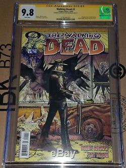 The Walking Dead 1, CGC 9.8 SS Black Label, 1st Rick Grimes, With Rick Sketch