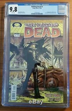 The Walking Dead #1 CGC 9.8 White Pages (Oct 2003, Image)