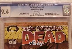The Walking Dead #1 (Oct 2003, Image), CGC 9.4