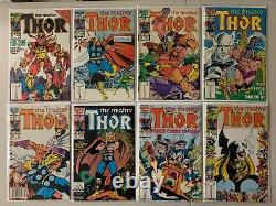 Thor 1st series comics lot #320-388 + 4 ann 49 diff avg 6.0 (1982-88)