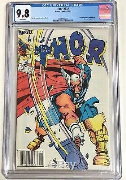 Thor #337 Cgc 9.8 White Pages 1st Beta Ray Bill Newsstand Variant. No Res