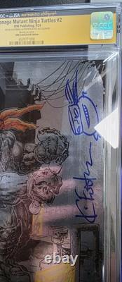 Tmnt #2 SIGNED AND SKETCH BY KEVIN EASTMAN CGC 9.4
