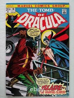 Tomb Of Dracula #10! 1st Appearance of Blade The Vampire Slayer