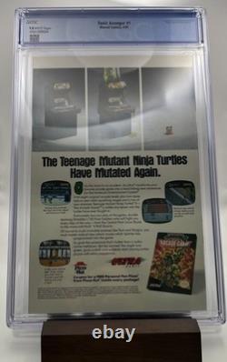 Toxic Avenger #1 CGC 9.8 Movie Marvel Comics 1991 NM+ White Pages