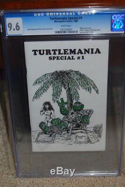 Turtlemania Special #1 CGC 9.6 TMNT 1986 Teenage Mutant Ninja Turtles B7 151 cm