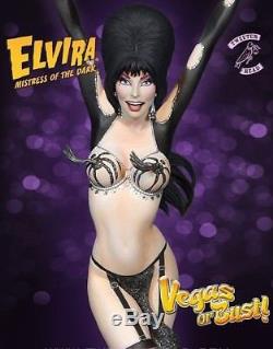 TweeterHead Elvira Autographed Vegas Or Bust Exclusive Statue Maquette