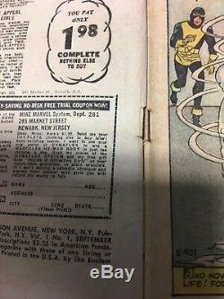 UNCANNY X-men #1 Silver Age September 1963 Vintage MARVEL key Comic Book