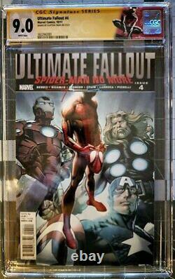 Ultimate Fallout 4 2011 1st Print 1st Miles Morales Cgc 9.0 SS/Crain Sig