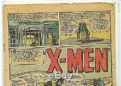 Uncanny X-Men #1 Silver Age Marvel Comics Coverless 1963 A1