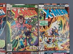 Uncanny X-Men 100 106 107 113 114 115 118 136 Marvel Comics 1976 Lot of 8