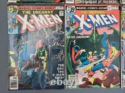 Uncanny X-Men 100 106 107 113 114 115 118 136 Marvel Comics 1976 Lot of 8