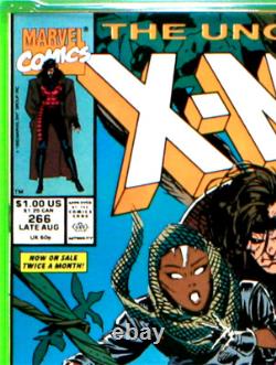 Uncanny X-Men #266 CGC Graded 9.6 NM 1st Gambit 1990 Marvel Comics Fresh Slab
