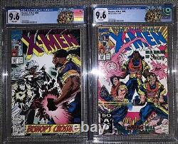 Uncanny X-Men #282 & #283 CGC 9.6 WP 1st Appearance of Bishop? Custom Label