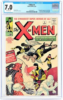 Uncanny X-men #1 CGC 7.0 Silver Age September 1963 Key Grail Comic Book OW