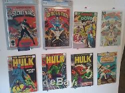 Unique 450 silver/modern age comic book collection CGC graded hero vs. Hero