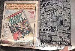 VINTAGE 1939 SUPERMAN NUMBER #1 COMIC BOOK DETECTIVE COMICS DC FIRST