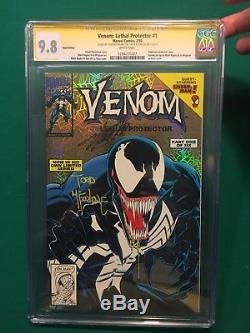 Venom Lethal Protector #1 Gold Variant CGC 9.8 signed by Todd McFarlane Stan Lee