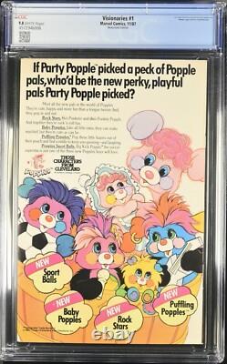 Visionaries #1 CGC 9.8 Newsstand Marvel Star Comics (1987)