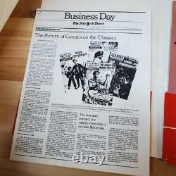 Vtg 1989 Classics Illustrated First Publishing STORE PROMO PRESS RELEASE POSTER