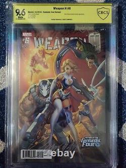 WEAPON H #6 signed 9.6 J. Scott Campbell Return of the Fantastic Four Variant